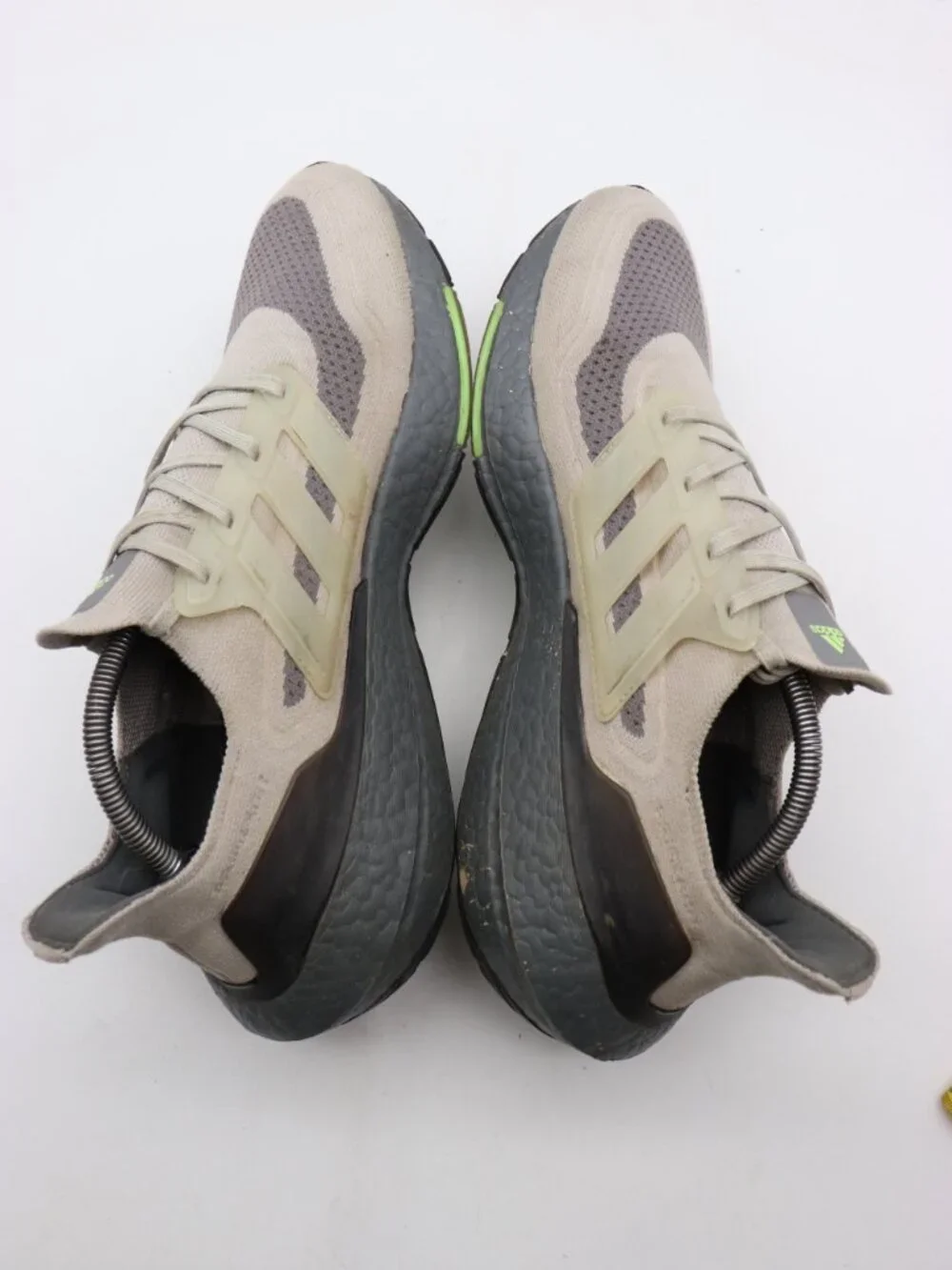 Adidas Ultra Boost 21 Sneakers Men's 11.5 Gray Primeknit Running Sneakers S23875